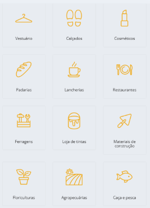 Segmentos de varejo e foodservice atendidos pelo Sistema PDV