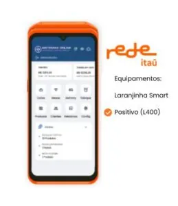 Sistema PDV em maquininha Smart POS Rede