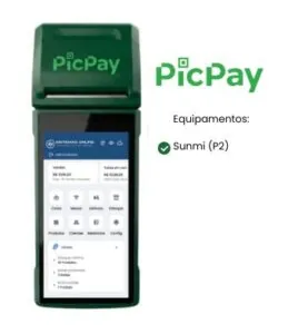 Sistema PDV em maquininha Smart POS PicPay